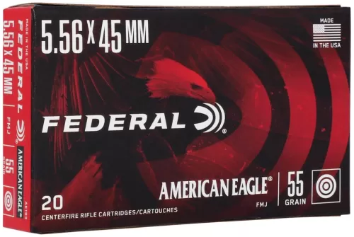 FED AM EAGLE 556NATO 55GR FMJ 20/500