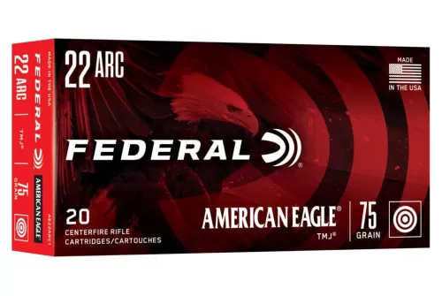 American Eagle Rifle, 22 ARC, 75 Grain, Total Metal Jacket, 2975 fps