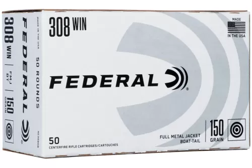 Federal AE308DB American Eagle 308Win 150gr Full Metal Jacket 50 Per Box/5 Case