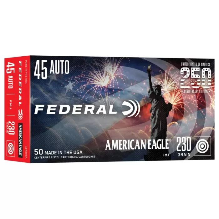 FED 250TH ANV USA 45ACP 230GR FMJ FED 250TH ANV USA 45ACP 230GR FMJ