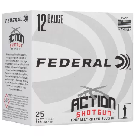 FEDERAL 12ga 2.75in 1300 FPS Truball Slug (AS12H LRS)