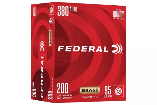 Champion Training, 380 Auto, 95 Grain, Full Metal Jacket, 980 fps