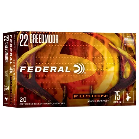 Fusion Rifle, 22 Creedmoor, 75 Grain, Fusion Soft Point, 3300 fps