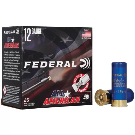 Federal FAA12L175 All-American 12Gauge 2.75" 1oz 7.5Shot 25 Per Box/10 Case