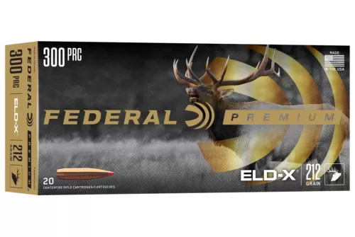 Federal P300PRCELDX1 300PRC 212gr ELD-X 20 Per Box/10 Case