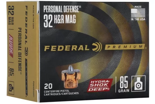 Personal Defense Hydra-Shok Deep 32 H&R Magnum 85 Grain