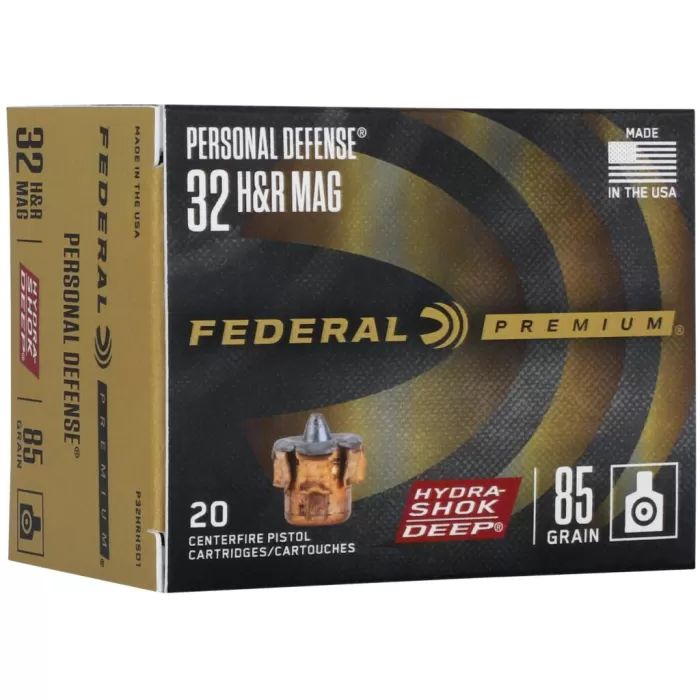 Personal Defense Hydra-Shok Deep 32 H&R Magnum 85 Grain