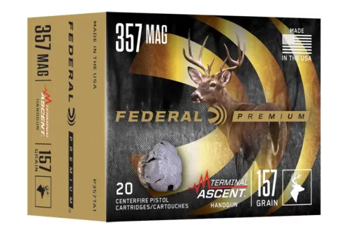 Terminal Ascent Handgun, 357 Magnum, 157 Grain, Terminal Ascent JHP, 1410 fps