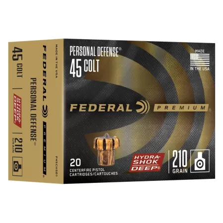 Personal Defense Hydra-Shok Deep 45 Colt 210 Grain