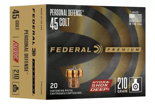 Personal Defense Hydra-Shok Deep 45 Colt 210 Grain