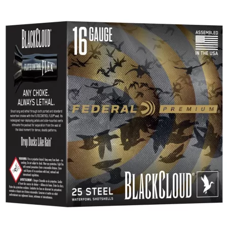 Black Cloud FS Steel, 16 Gauge, 4 Shot, 2-3/4 in, 7/8 oz, 1450 fps