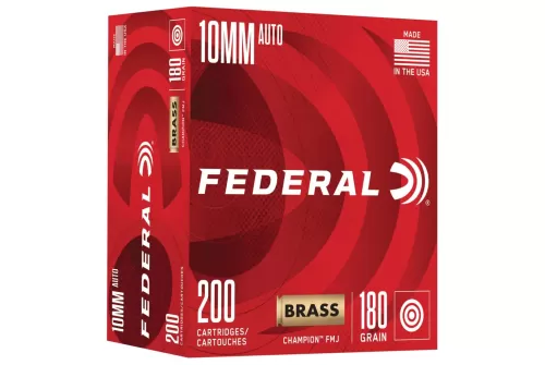 Champion Training, 10mm Auto, 180 Grain, Full Metal Jacket, 1200 fps