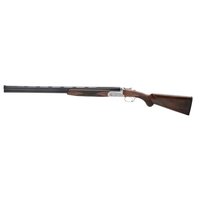 Fausti USA Caledon 16 Gauge 28" Vent Rib Barrel 2.75" Chamber 2 Rounds Walnut Stock Blued Barrel Finish Silver Receiver with Engravings 15602 Over/Under Shotgun Fausti USA Caledon 16 Gauge 28" Vent Rib Barrel 2.75" Chamber 2 Rounds Walnut Stock Blued Barrel Finish Silver Receiver with Engravings 15602 Over/Under Shotgun