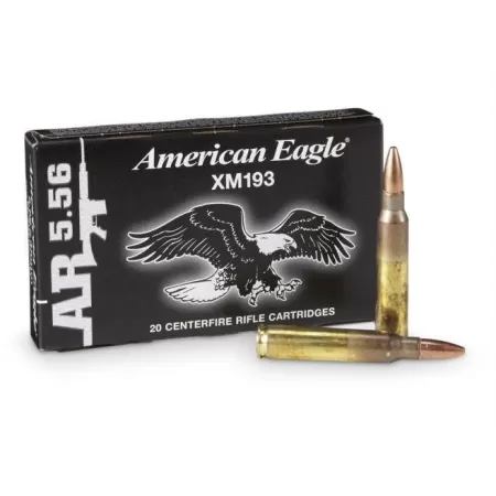 Federal 5.56/.223 55 Gr FMJ 500 Round Case- Free Shipping - Brass Casing