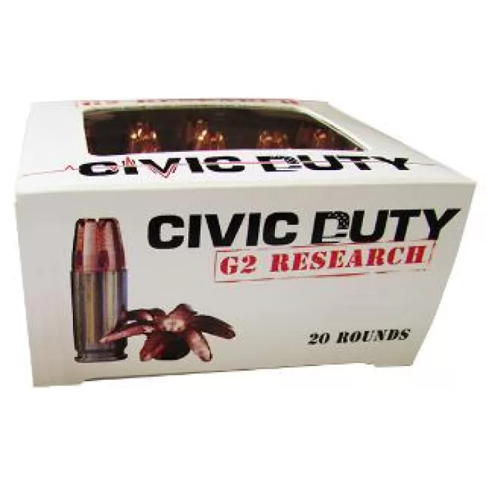 G2R CIVIC DUTY 357SIG 20/25 G2R CIVIC DUTY 357SIG 20/25