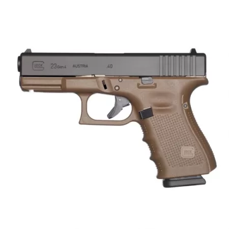 Glock 23 Gen 4 .40 S&W Pistol, Flat Dark Earth - PG2350203D