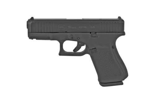 Glock 19 M.O.S. 9mm Pistol, 4.02" Barrel, Fixed Sights, Black - G19515MOSAUT
