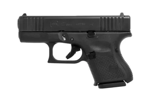 Glock 27 Gen5 Sub-Compact 40 S&W 3.43in Black nDLC Steel Pistol - 9+1 Rounds