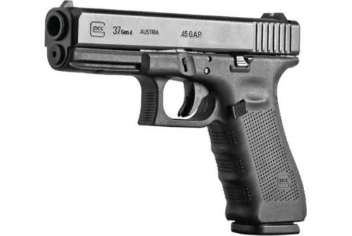 Glock G37 Gen4 .45 GAP 4.6" Barrel Black Finish Fixed Sights Refurbished 8rd Mag