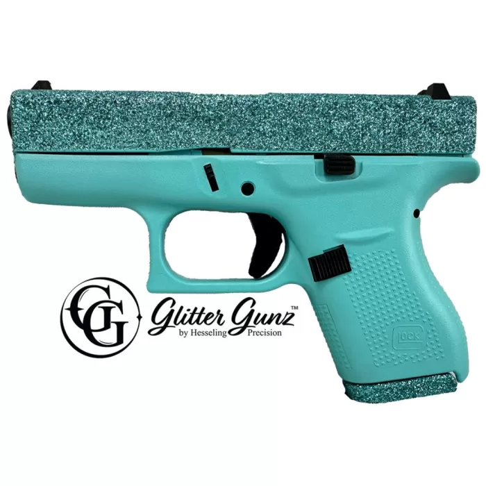 GLOCK 42 380ACP 3.25 GLITTER GUN MALIBLUE GLOCK 42 380ACP 3.25 GLITTER GUN MALIBLUE
