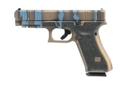 GLOCK 47 MOS Gen5 9mm Pistol - Bronze Tiger Camo
