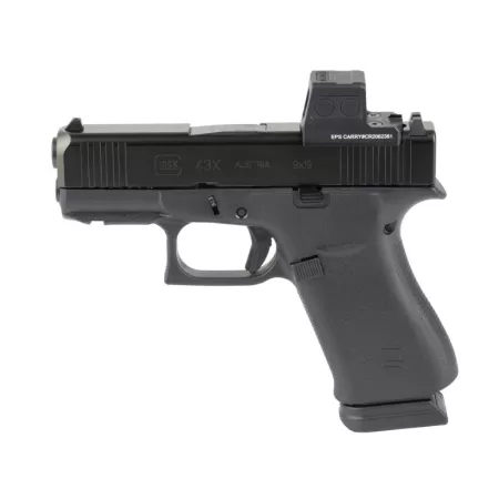 GLOCK 43X MOS 9mm, 3.41" Barrel, Holosun EPS, 15 rnd - Black [MPN:PX4350203MOSH2]