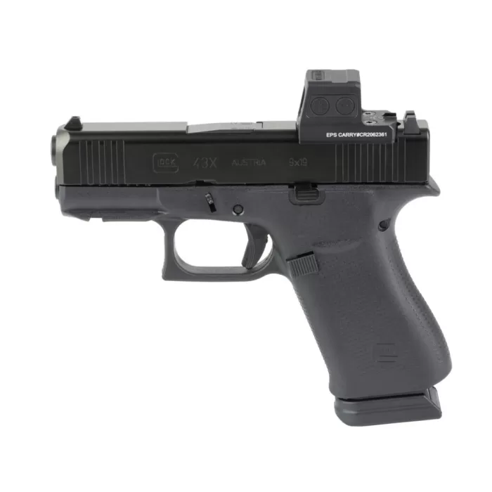 GLOCK 43X MOS 9mm, 3.41" Barrel, Holosun EPS, 15 rnd - Black [MPN:PX4350203MOSH2]