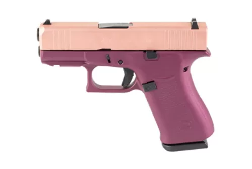 Glock 43X Skydas Custom Rose Gold / Black Cherry 9mm 3.4