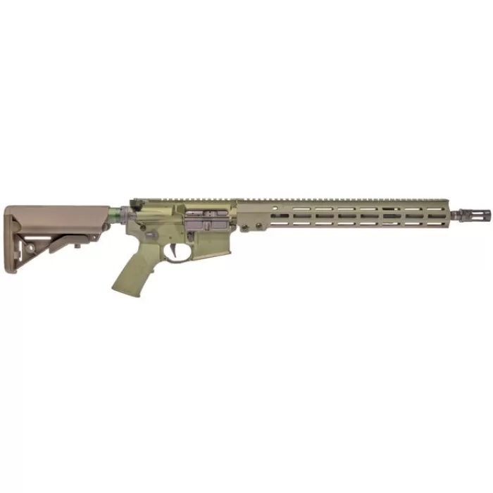 Geissele Automatics Super Duty AR 15 Rifle OD Green 5.56 16" Barrel No Mag with Geissele Grip Geissele Automatics Super Duty AR 15 Rifle OD Green 5.56 16" Barrel No Mag with Geissele Grip