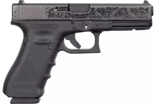 GLOCK 17 GEN4 9MM 17RD BLK ENGRAVED