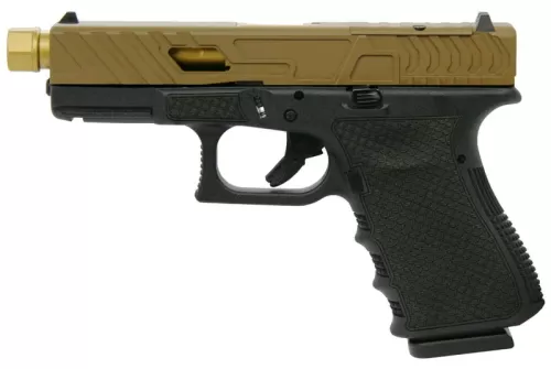Glock Pattern 19 9MM 4 2/15RD MAGS CUST CHAINMAIL STIPPLE