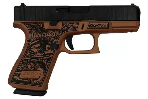 GLOCK G19 GEN5 9MM FXD W/FRONT SERRATIONS 15RD-Georgia Clay