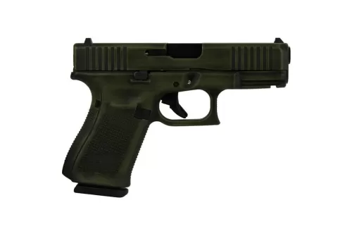 Glock 19 Gen 5 Distressed Green 9mm 15rd