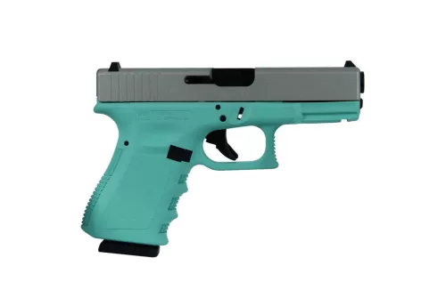 Glock 19 Gen 3 Tiffany Blue / Silver 9mm 4.02" Barrel 15-Rounds