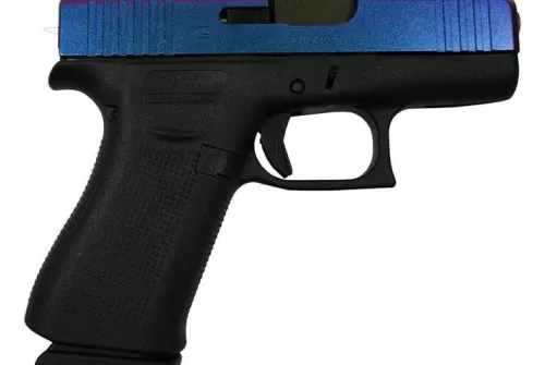 Glock 43X "Mongoose Purple" Subcompact Handgun 9Mm Luger 10Rd Magazines (2) 3.41" Barrel Austria PX4350201MG
