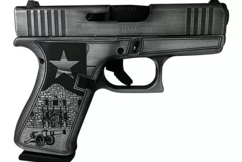 Glock 43X "Texas Sliver" Handgun 9Mm Luger 10Rd Magazines(2) 3.41" Barrel Usa Made UX4350201TXS