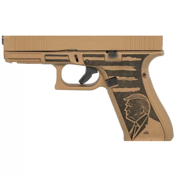 Glock G45 Gen5 MOS Trump Limited Edition 9mm - 17+1 Rounds, 4.02 Glock G45 Gen5 MOS Trump Limited Edition 9mm - 17+1 Rounds, 4.02