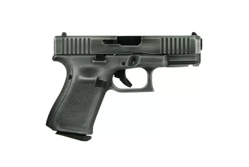 CSSI Exclusive Glock G19 Gen5 Distressed Crushed Silver 9mm 4.02" Barrel 15-Rounds