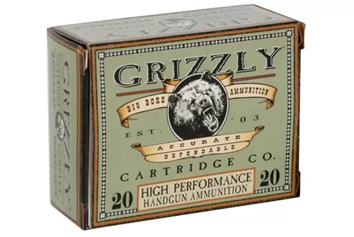 Grizzly Centerfire Handgun Brass .45 ACP 230-Grain 20-Rounds JHP
