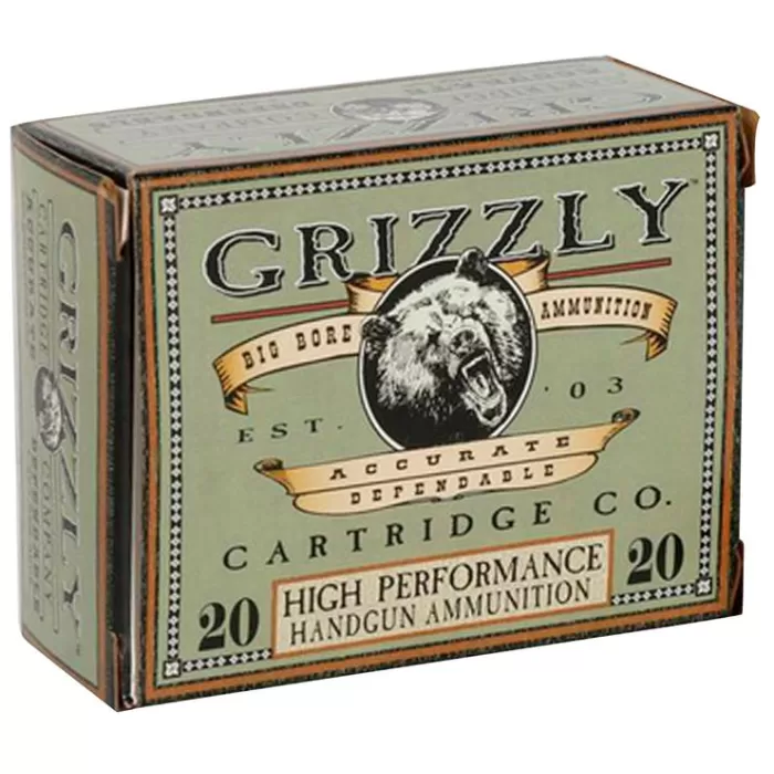Grizzly Centerfire Handgun Brass .45 ACP 230-Grain 20-Rounds JHP Grizzly Centerfire Handgun Brass .45 ACP 230-Grain 20-Rounds JHP