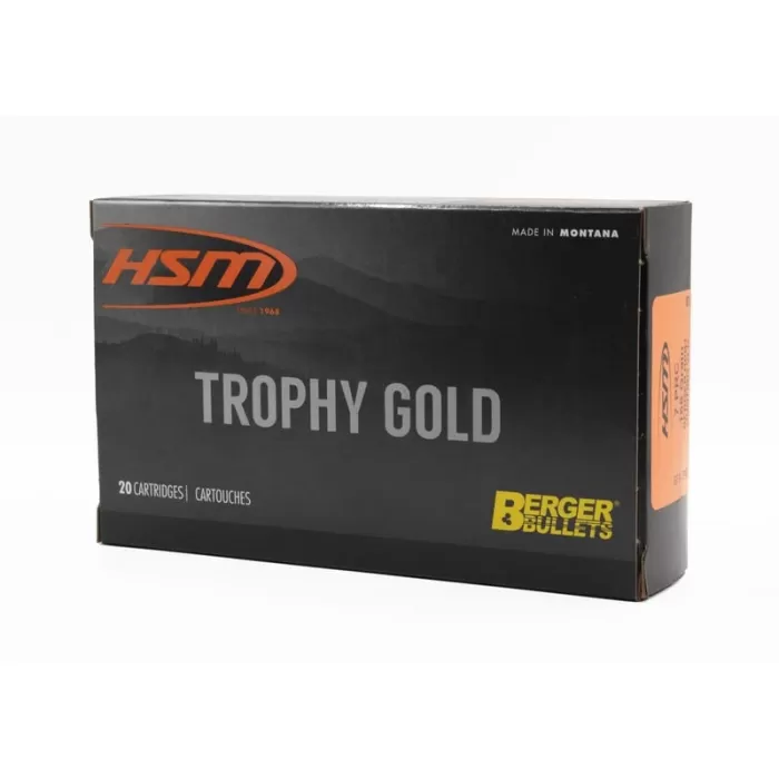 HSM/Hunting Shack Trophy Gold 7mm PRC 168 Grain 20-Rounds Berger VLD Hunting
