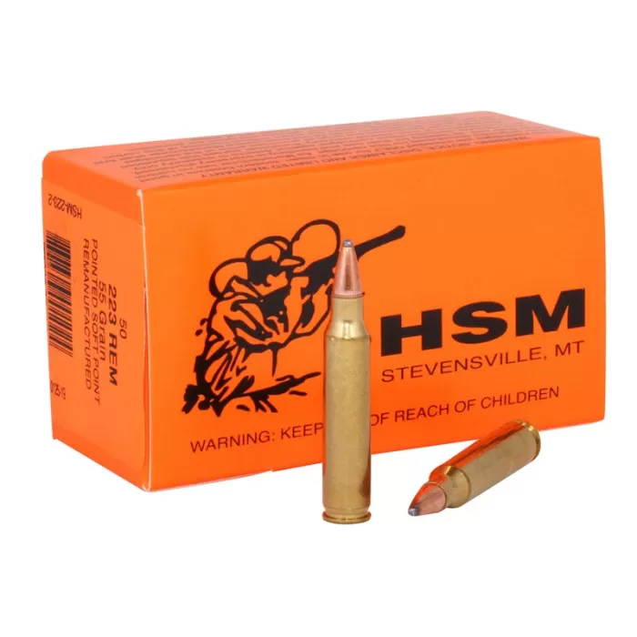 Hsm Varmint, Hsm 2232 223 Rem 55 Sp Wadcutter 50/20 Hsm Varmint, Hsm 2232 223 Rem 55 Sp Wadcutter 50/20
