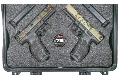 Heckler and Koch VP9 75th Anniversary Set Flecktarn and Tropentarn 9mm 4.09