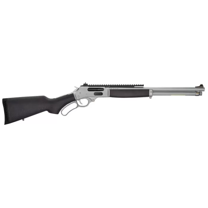 Henry Repeating Arms Lever All Weather Side Gate Satin / Stained Hardwood .45-70 Gov 18.43" Barrel 4-Rounds Henry Repeating Arms Lever All Weather Side Gate Satin / Stained Hardwood .45-70 Gov 18.43" Barrel 4-Rounds