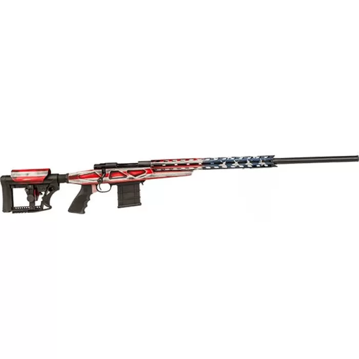 Howa American Flag Chassis American Flag Cerakote Bolt Action Rifle - 6.5 Creedmoor - 24in Howa American Flag Chassis American Flag Cerakote Bolt Action Rifle - 6.5 Creedmoor - 24in
