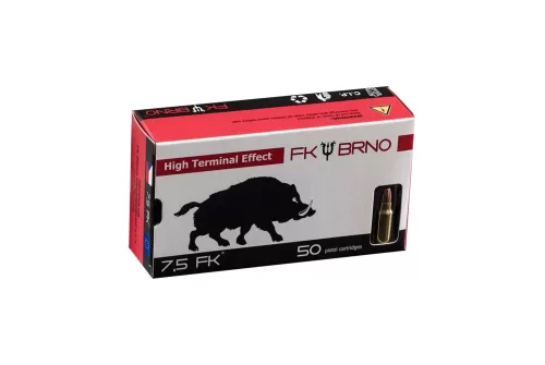 FK Brno US Fkammof950 F9 Defense 7.5 FK 101 GR Copper Flat Nose (Cfn) 50 Per Box/ 10 CS FK-AMMOF9-50