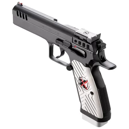 TANFOGLIO STOCK II .45 ACP 4.44" 10+1 Rounds Steel/Wood Grips