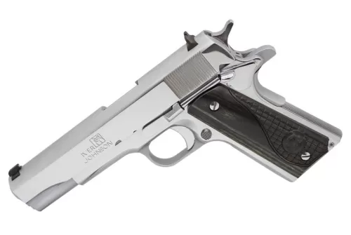 Iver Johnson Arms 1911 A1 Government .45 ACP Pistol, Chrome - 1911 CHRW