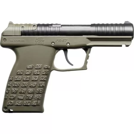 Kel-Tec PR57 5.7x28mm, 4.6" Barrel, Green Frame, Black Slide, Optic Ready, 20rd