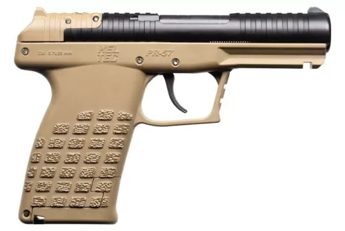 KelTec PR-5.7 Pistol  5.7 X 28mm 4.6 in Tan 20 rd.